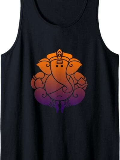 Ganapati, Ganesh, Ganeshotsav Puja Tank Top T-Shirt (Italy)