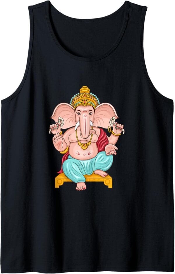 Ganapati, Ganesh, Ganeshotsav Puja Tank Top T-Shirt (Germany)