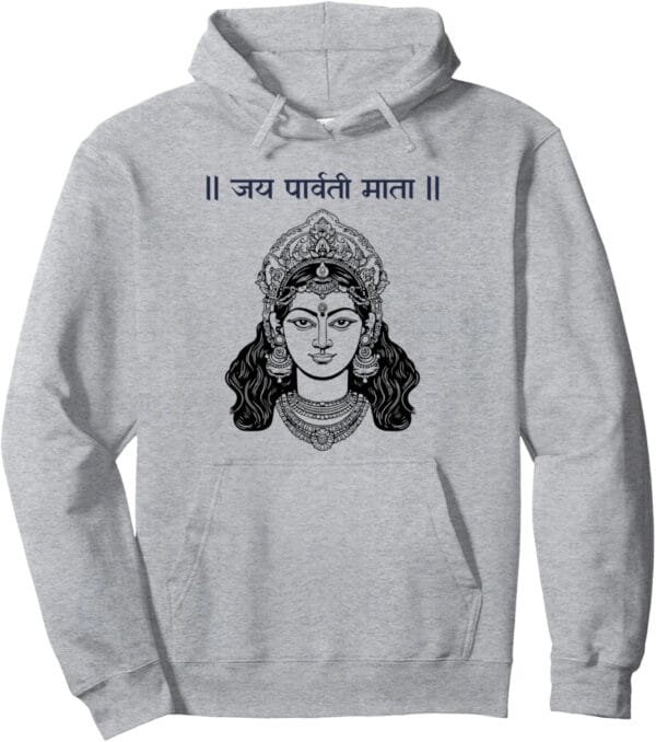 Parvati Mata, Navratri Hindu-Göttin Jai Parvati Mata Hindi Hoodie (Germany)