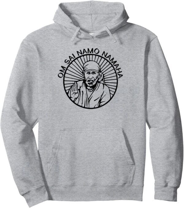 Sai Baba of Shirdi Blessing God Hindu Puja Om Sai Namo Namah Hoodie (Spain)