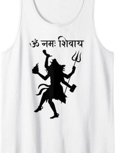 Shiva, Shankar, Maha Shivratri Tandav Dio indù Tempio Pooja Tank Top T-Shirt (Italy)