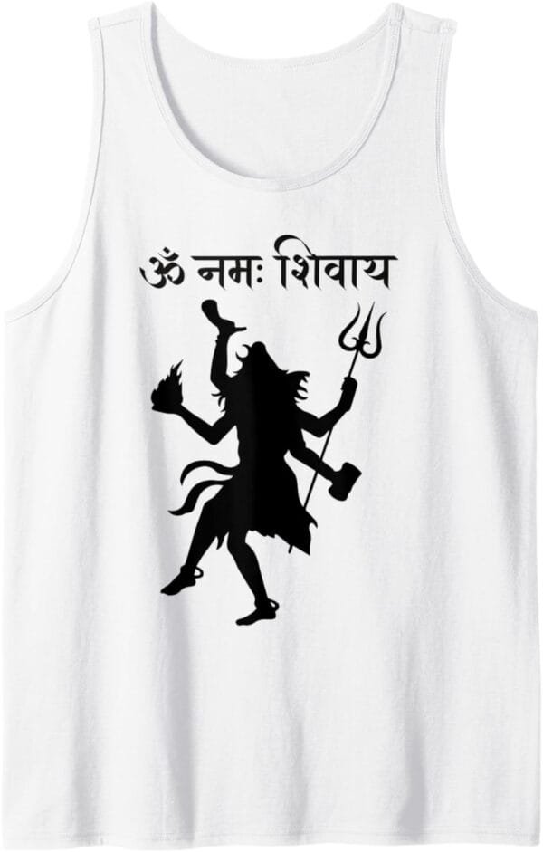 Shiva, Shankar, Maha Shivratri Tandav Temple du dieu hindou Pooja Tank Top T-Shirt (France)