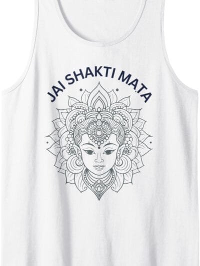 Shakti Mata, diosa hindú Navratri Jai Shakti Mata Pooja Tank Top T-Shirt (Spain)