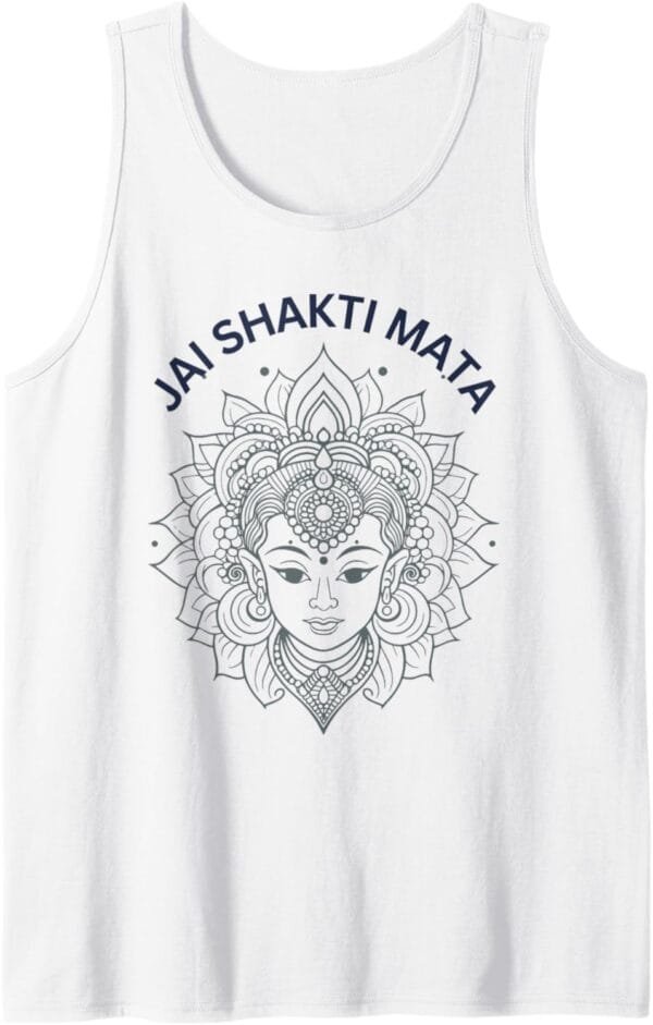 Shakti Mata, diosa hindú Navratri Jai Shakti Mata Pooja Tank Top T-Shirt (Spain)