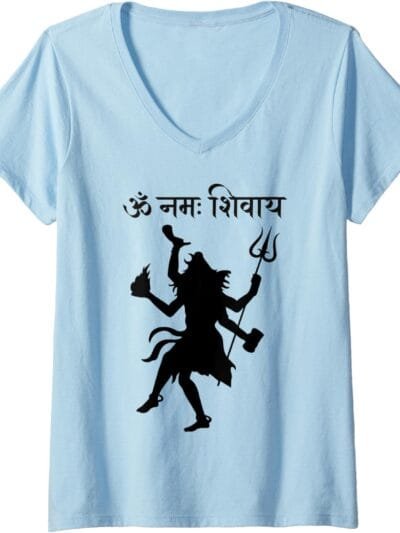 Shiva, Shankar, Maha Shivratri Tandav Hindu-Gott Temple Pooja V-Neck T-Shirt (Germany)