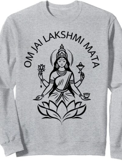 Laxmi Mata, Diwali Indian Goddess Om Jai Lakshmi Mata Pooja Sweatshirt (Spain)