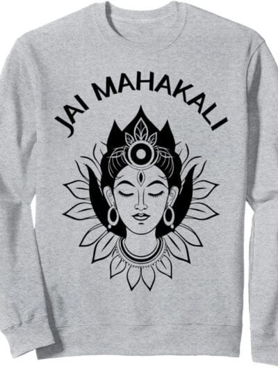 Kali Mata, Navratri Dea indù Viso Jai Mahakali Pooja Sweatshirt (Italy)