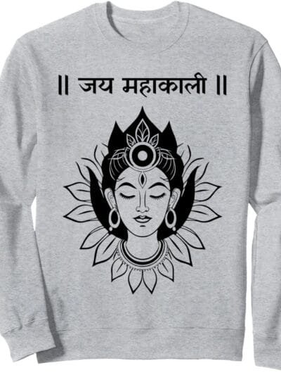 Kali Mata, Navratri Hindu-Göttin Jai Mahakali Sanskrit Puja Sweatshirt (Germany)