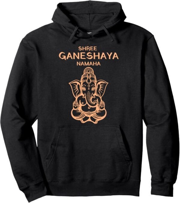 Ganapati, Ganesh, Shree Ganeshaya Namaha Ganeshotsav Puja Hoodie (France)