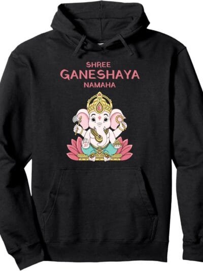 Ganapati, Ganesh, Shree Ganeshaya Namaha Ganeshotsav Puja Hoodie (Italy)