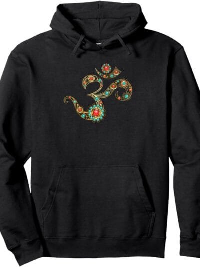 Hinduism Om, Sacred Pooja Hindu Temple Hoodie (Japan)