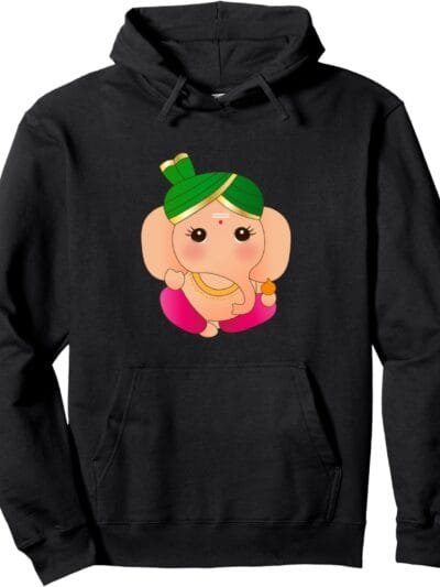 Ganapati, Ganesh, Baby Ganesha Ganeshotsav Puja Hoodie (France)