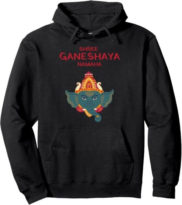 Ganapati, Ganesh, Shree Ganeshaya Namaha Ganeshotsav Puja Hoodie (Italy)