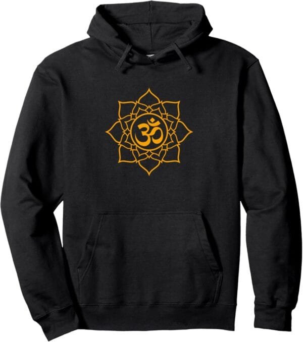 Hinduism Om, Sacred Pooja Hindu Temple Hoodie (Spain)