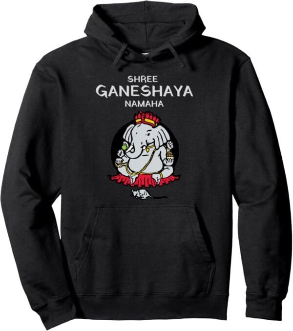 Ganapati, Ganesh, Shree Ganeshaya Namaha Ganeshotsav Puja Hoodie (Germany)
