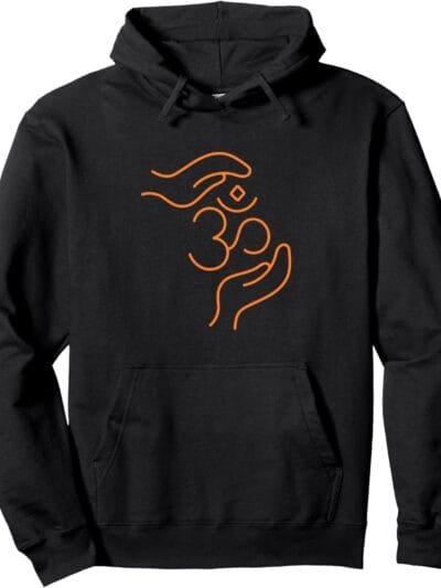 Hinduism Om, Sacred Pooja Hindu Temple Hoodie (Japan)