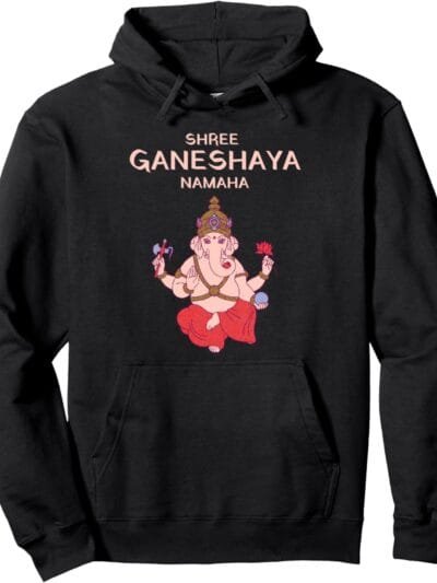 Ganapati, Ganesh, Shree Ganeshaya Namaha Ganeshotsav Puja Hoodie (Italy)