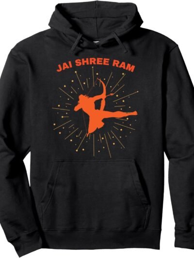 Lord Rama Diwali God Gift for Indian Hindus Jai Shree Ram Hoodie (Italy)