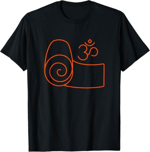 Hinduism Om Yoga Mat, Sacred Pooja Hindu Temple T-Shirt (USA)