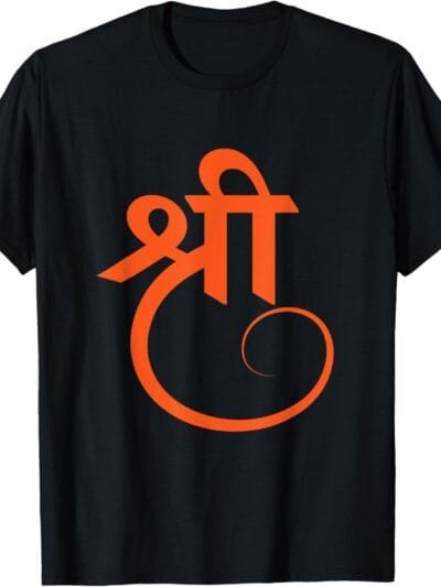 Hinduism Shree, Sacred Pooja Hindu Temple T-Shirt (USA)