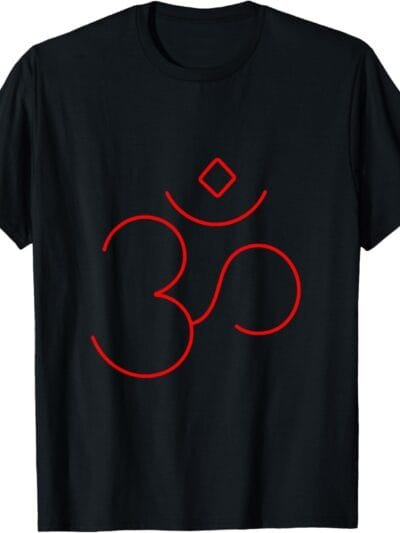 Hinduism Om, Sacred Pooja Hindu Temple T-Shirt (USA)