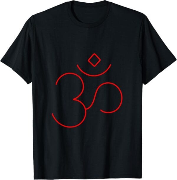 Hinduism Om, Sacred Pooja Hindu Temple T-Shirt (USA)