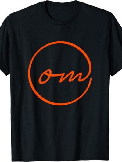 Hinduism Om English, Sacred Pooja Hindu Temple T-Shirt (USA)