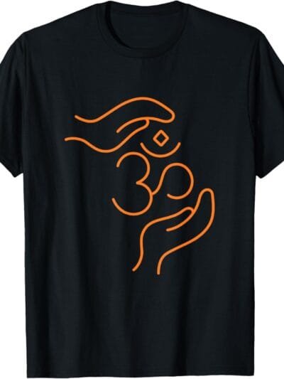 Hinduism Om, Sacred Pooja Hindu Temple T-Shirt (USA)