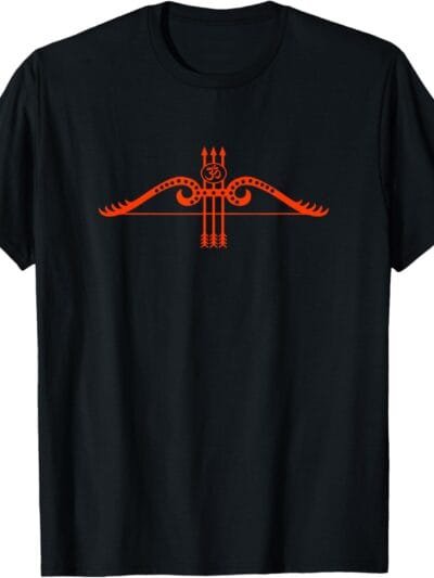 Rama, Ram, Diwali Shree Ram's Bow And Arrow Hindu God Pooja T-Shirt (USA)