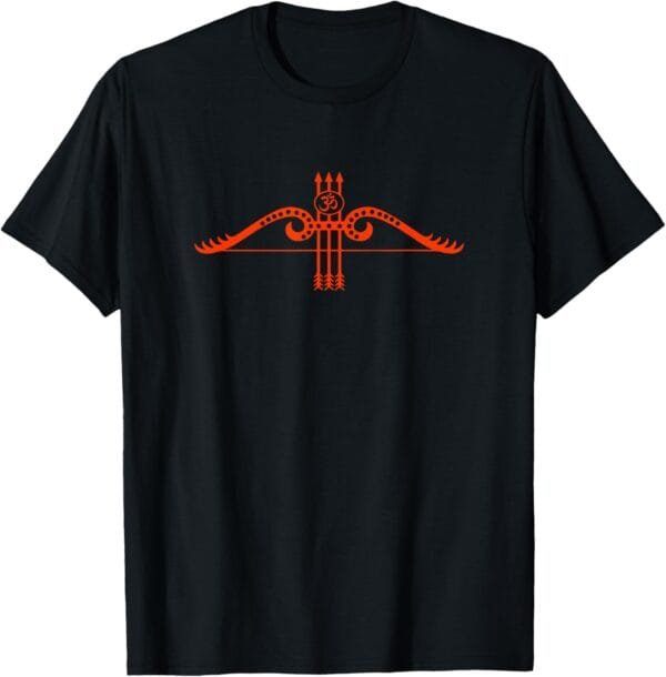 Rama, Ram, Diwali Shree Ram's Bow And Arrow Hindu God Pooja T-Shirt (USA)