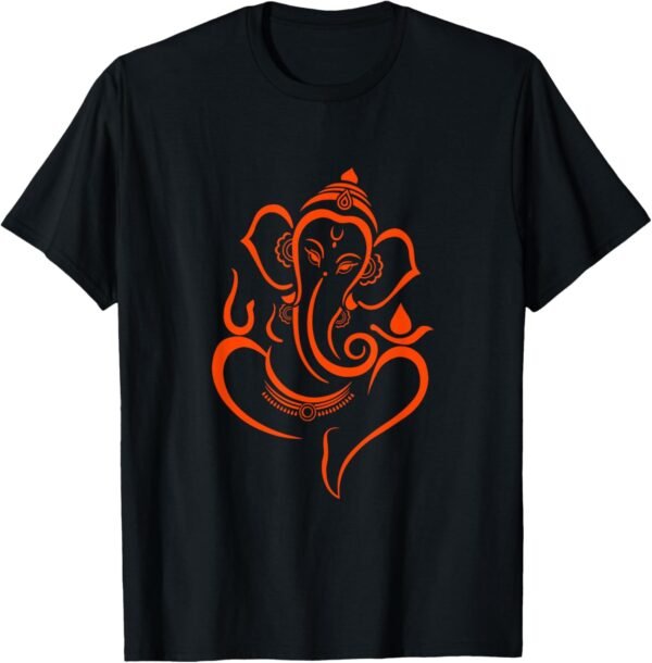 Ganapati, Ganesh, Shree Ganesh Om Ganeshotsav Puja T-Shirt (USA)