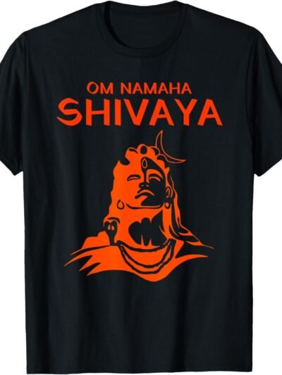 Shiva, Shankar, Maha Shivratri, Silhouette Om Namaha Shivaya T-Shirt (USA)