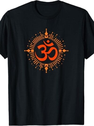 Hinduism Om, Sacred Pooja Hindu Temple T-Shirt (UK)