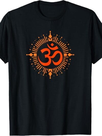 Hinduism Om, Sacred Pooja Hindu Temple T-Shirt (USA)