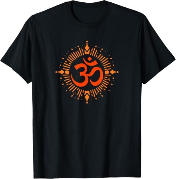 Hinduism Om, Sacred Pooja Hindu Temple T-Shirt (USA)