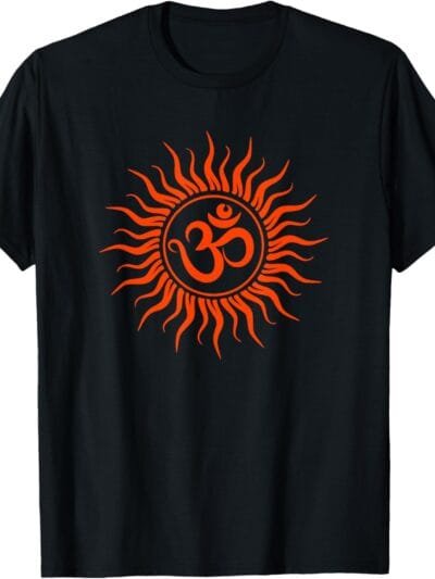 Hinduism Om, Sacred Pooja Hindu Temple T-Shirt (USA)