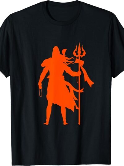 Shiva, Shankar, Maha Shivratri, Standing Silhouette Pooja T-Shirt (USA)