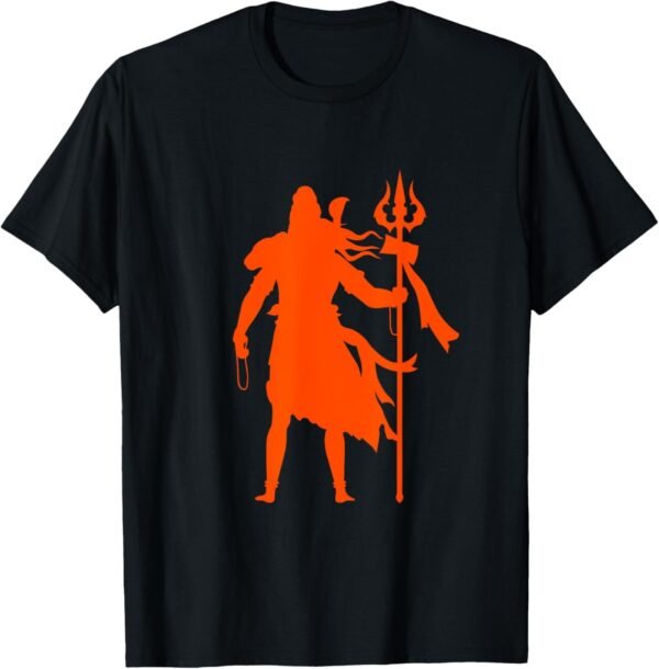 Shiva, Shankar, Maha Shivratri, Standing Silhouette Pooja T-Shirt (USA)
