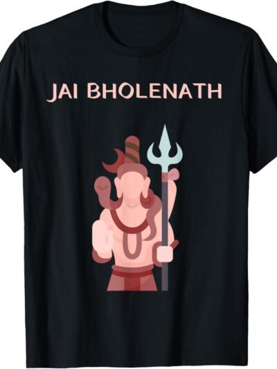 Shiva, Shankar, Maha Shivratri, Standing Jai Bholenath Pooja T-Shirt (USA)