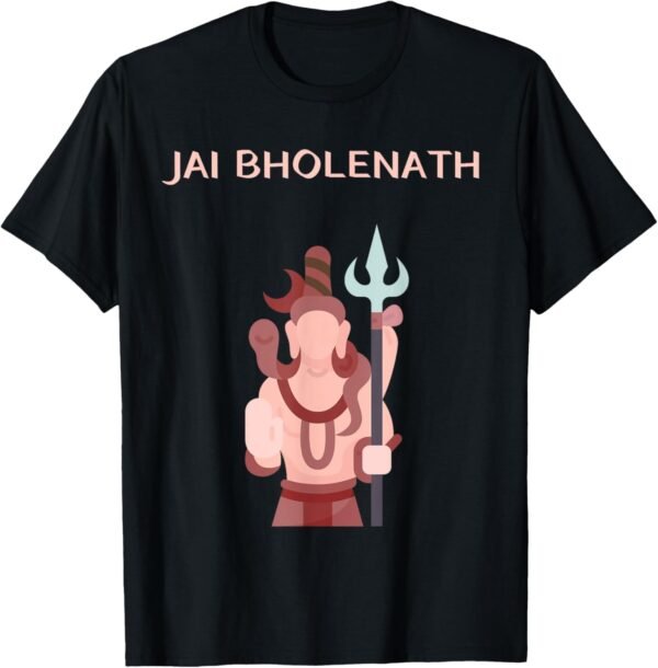 Shiva, Shankar, Maha Shivratri, Standing Jai Bholenath Pooja T-Shirt (USA)