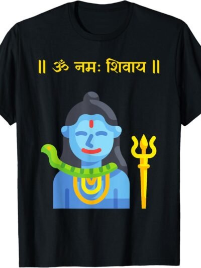 Shiva, Shankar, Maha Shivratri, Om Namaha Shivaya Sanskrit T-Shirt (USA)