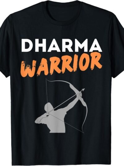 Dharma Warrior - Inspiring Hindu Spiritual, Cultural T-Shirt (USA)