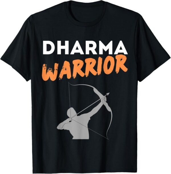 Dharma Warrior - Inspiring Hindu Spiritual, Cultural T-Shirt (USA)