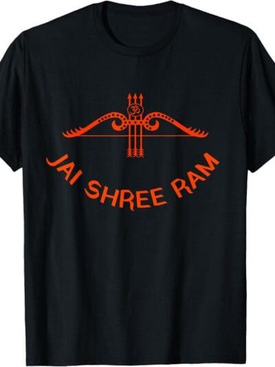 Rama, Ram, Diwali Ram's Bow Jai Shree Ram Hindu God Pooja T-Shirt (USA)