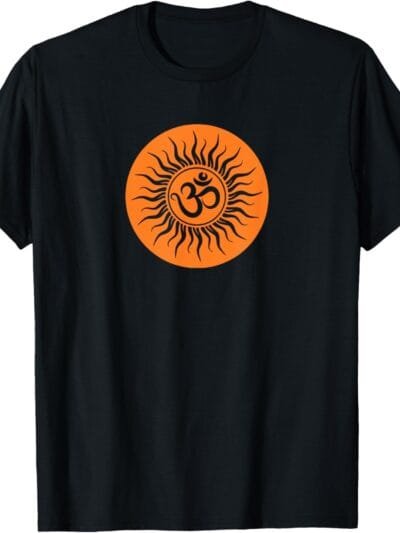 Hinduism Om, Sacred Pooja Hindu Temple T-Shirt (USA)