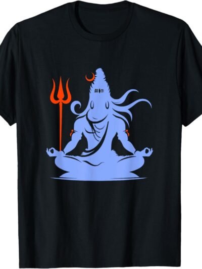 Shiva, Shankar, Maha Shivratri, Silhouette Puja T-Shirt (USA)