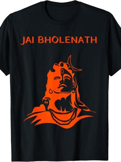Shiva, Shankar, Maha Shivratri, Silhouette Jai Bholenath T-Shirt (USA)