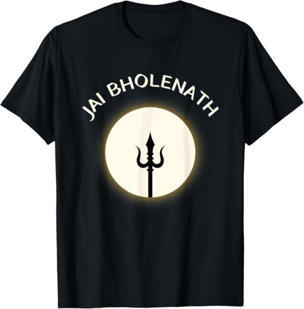Shiva, Shankar, Maha Shivratri, Trishul Jai Bholenath Pooja T-Shirt (USA)