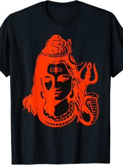 Shiva, Shankar, Maha Shivratri, Shiva's Calm Face Pooja T-Shirt (USA)