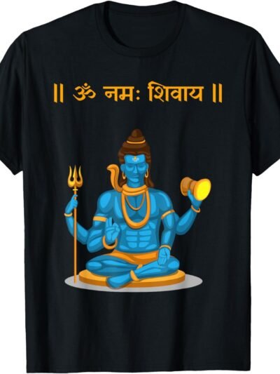 Shiva, Shankar, Maha Shivratri, Om Namaha Shivaya Sanskrit T-Shirt (USA)